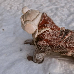 Наушники плюшевые Mrs. Ertha "Blush", розовые